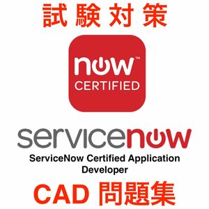 【2024/04 更新!!】ServiceNow CAD 試験対策問題集