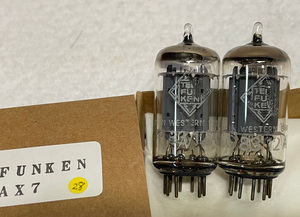 Telefunken 刻印マーク ◇ ECC83 12AX7 2本 その28