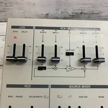 【中古品】Roland ローランド DG CMU-810 COMPU SYNTH アナログ シンセサイザー 音源モジュール 通電のみ確認済み_画像2