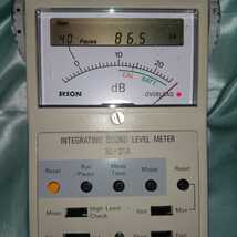 RIONリオン INTEGRATING SOUND LEVEL METER NL-01A 普通騒音計 S-23-1 平成４年５月製、LEVELRECORDER LR-04,電源コード、延長コード_画像7