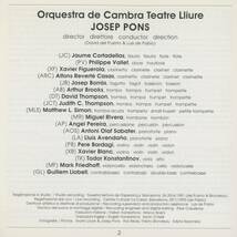 Josep Pons, Orquestra De Cambra Teatre Lliure ; David del Puerto, Thierry Blondeau, Luis de Pablo_画像4