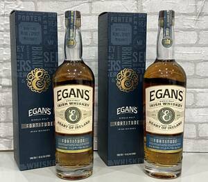 ◯【未開栓】EGANS シングルモルト アイリッシュウイスキー イーガンズ フォーティテュード 700ml FORTITUDE 2本まとめ 保管品 ◯