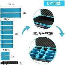 ■送料無料■Waitleyバッテリー収納ケース マキタ10.8ｖ/12ｖ/18ｖ/36ｖバッテリー DIY収納可能 マキタ充電器_画像3