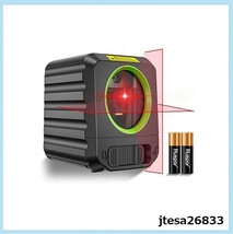 ■送料無料■Huepar レーザー墨出し器 2ライン 赤色 クロスラインレーザー 自動補正 傾斜モード 高輝度 175g軽量 操作簡単_画像1