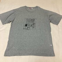 POPEYE　ポパイ　90s　イラスト　プリント Tシャツ　グレー　L_画像4