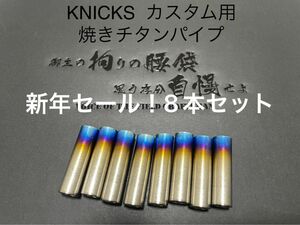 KNICKS(ニックス) カスタム用チタンパイプ8本