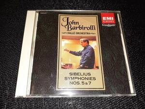 J6756【CD】バルビローリ / シベリウス：交響曲第５番 & 7番 / ハレ管弦楽団
