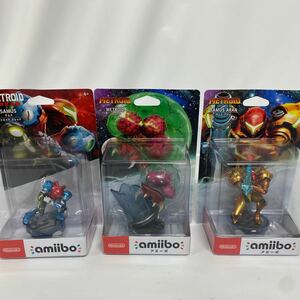 未開封　任天堂 Nintendo amiibo アミー METROID シリーズ サムス.アラン.メトロイド.サムスメトロイドドレッドフィギュアまとめ