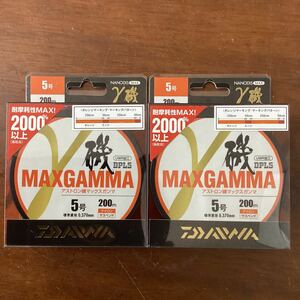  Daiwa Astro n. Max Gamma orange маркировка темно-красный 5 номер 200m новый товар 2 шт 