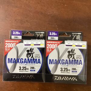  Daiwa Astro n. Max Gamma 3.25 номер 200m голубой mo- men to маркировка желтый новый товар 2 шт 