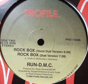 ★★RUN DMC ROCK BOX★12インチ US盤★ アナログ盤 [9373RP2