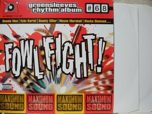 ★★GREENSLEEVES RHYTHM ALBUM #68 FOWL FIGHT★ダンスホールコンピ★ アナログ盤 [650bp