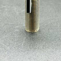 PILOT パイロット ペン先18K-WG CUSTOM STERLING SILVER 万年筆 シングルスペアー式 金 筆記用具 文房具 ペン ケース付き 中古品 7261 _画像6