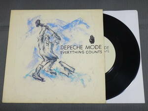 DEPECHE MODE/EVERYTHING COUNTS/輸入盤/UK/7'' EP/1983 ②