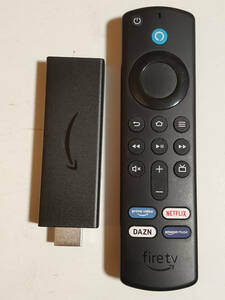 【中古動作確認品】Amazon S3L46N Fire TV Stick 第3世代 アマゾン ファイヤーTVスティック リモコン付き