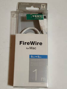 [ used operation not yet verification goods ]ELECOM FireWire for Mac IEEE1394 cable IE-991WH