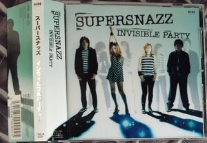 送料無料！良品。中古CD帯あり SUPERSNAZZ / INVISIBLE PARTY 検:パワーポップ ガールズ ガレージ SPIKE /トモコ(ROCK JUICE)Tweezers)