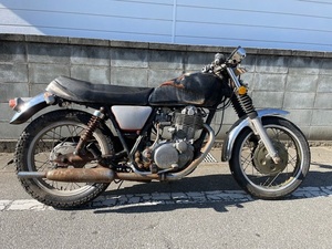 初期型SR400部品取り車！レストアベース！書類無し！当時物レア希少旧車　(SR カフェレーサー　TW セロー　カスタムベース　XS XT CL)