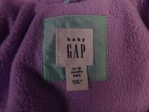 ■baby GAP レインボー ダウン くま耳 サイズ80 ジャンパー カラフル かわいい キッズ アウター_画像5