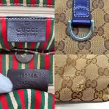 グッチ【美品】GUCCI トートバッグ ニューブリット インターロッキング GG柄 アビー レザー 本革 A4収納可 ビジネス メンズ レディース_画像6