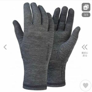 montane メリノウール　primino 140 glove xl 美used 定価4950円 