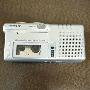 AIWAアイワ 録音・再生マイクロカセットテープレコーダー TP-M370通電確認の画像1