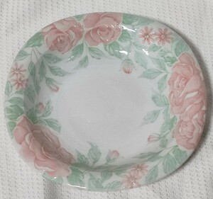 【新品未使用品】T&T テーブルコレクション バラ柄 カレースープ皿