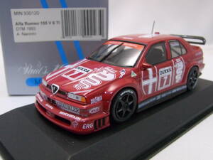 ★レア物!★Alfa Romeo 155 V6 TI #7 DTM 1993 A.Nannini 1/43【アルファロメオ ナニーニ】★銀箱 MIN 930120