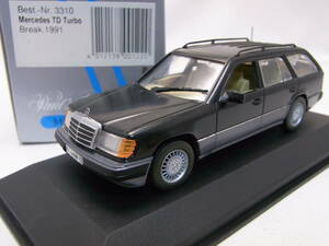 ★貴重!★Mercedes-Benz TD Turbo Break 1991 1/43【S124 メルセデスベンツ 300TD ワゴン】銀箱 Nr.3310★検:Eクラス W124 TE