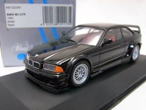 ★貴重!★BMW M3 GTR 1993 Street Black 1/43【E36 ホモロゲーション】430 023381★銀箱★PMA