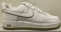 即決30cm NIKE AIR FORCE1 '07 White/Blondineナイキ エアフォース1 '07 ホワイト/ブロンジーンUS12 新品正規　DV0788-104_画像2