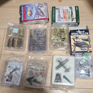 F-TOYS、バンダイ、タカラ等 航空機、戦車 10機種セット ジャンク品