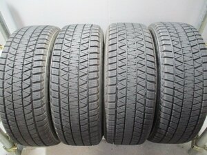 BN447☆中古タイヤ スタッドレス 225/60R17 深溝冬4本価格！ブリヂストン DM-V3 法人宛/営業所止め送料無料 30アルファード エクストレイル