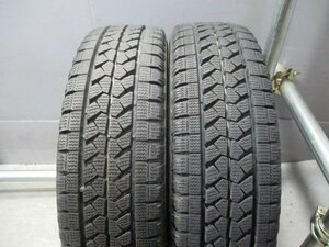 R5　中古タイヤ スタッドレス 205/70R16 111/109L LT バリ溝 冬2本価格！BS W979 法人宛/営業所止め送料無料