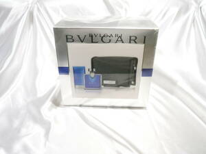 ☆BVLGARI ブルガリ ブルー プールオム オードトワレ 50ml シャワージェル 75ml ポーチセット 使用品 男性用香水☆