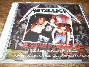 METALLICA{ Mcgovney*s Garage 82 40th Anniversary Revised }* ultimate the first period sound source 2 sheets set 