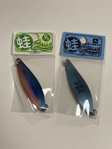 【限定】蛙スプーン IRIE FISHING CLUB 9g CLOSSROD STONE BLUE&TEXT YOAKE