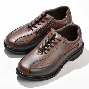  walking shoes wide width 3E light weight men's shoes shoes work commuting 26.5cm Brown 