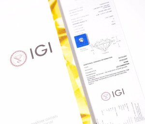 A-2* loose labo Glo u diamond 1.03ct(D/VS-1/IDEAL)IGI judgment document 