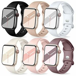 【訳有未使用】6本セット Apple Watch バンド 41mm 40mm 38mm ア……_C_420