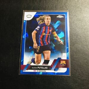 Alexia Putellas / 2022-23 Topps Chrome Sapphire UEFA Women's Champions League カード プテジャス バルセロナ スペイン 女子サッカー