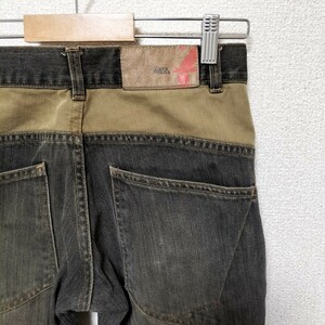 希少☆Zara Jeans 5Regular Boot Cut デニム パンツ ジーパン フレア ブーツカット 5ポケット 切替デザイン W30 ザラジーンズ 古着 USED