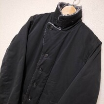 ☆UNITED ARROWS BLUE LABEL シェルパ 裏ボア ジャケット ワーク ミリタリー ブルゾン メンズ サイズL アウター ユナイテッドアローズ 古着_画像3