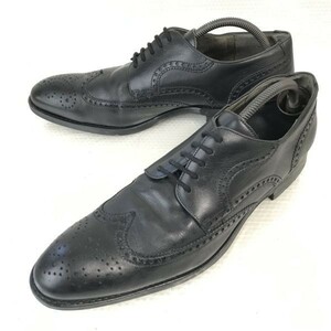 4万↑ドイツ製★ロイド/Lloyd/高級モデル★本革/ウイングチップ【9F/43/27.5/黒/BLACK】ドレスシューズ/ビジネス◆pH-115