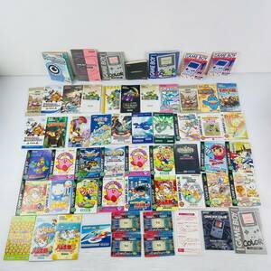 ★70 ゲームボーイ ゲームボーイカラー ゲームボーイアドバンス 説明書まとめ GBカラー GBA　ポケモンエメラルド ロックマンワールド 