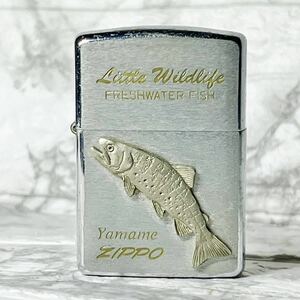 ZIPPO ジッポー オイルライター Little Wildlife FRESHWATER FISH Yamame P7X Ш女魚 ヤマメ D X1 喫煙グッズ アウトドア 