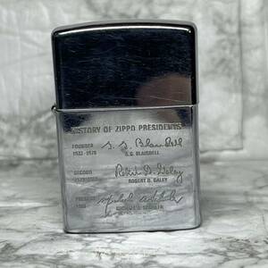 ZIPPO ジッポー オイルライター HISTORY OF ZIPPO PRESIDENT LIGHTER 喫煙具