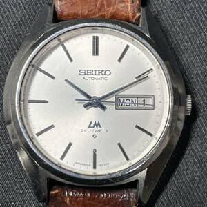 SEIKO セイコー ロードマチック 1975年 日本電信電話公社総裁 自動巻き メンズ腕時計 自動巻き 25石 デイデイト 動作品 ジャンク扱い 希少