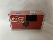 廃盤★未使用★平成レトロ★当時物 FUJICOLOR フジカラー 写ルンです CocaCola コカコーラ 24枚撮り インスタントカメラ ポケットカメラ_画像1