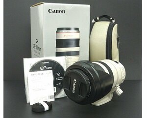 M≪大関質店≫中古 Canon キャノン望遠ズームレンズ EF28-300mm F3.5-5.6L IS USM フード/ケース付 訳有